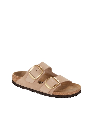 Birkenstock Arizona Sandcastle Nubuck Big Buckle Sandals - Standard Fit (D)