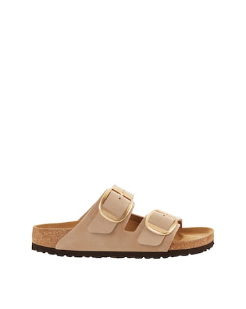 Birkenstock Arizona Sandcastle Nubuck Big Buckle Sandals - Standard Fit (D)