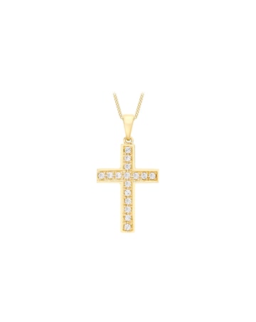 9Ct Gold Cross Necklace
