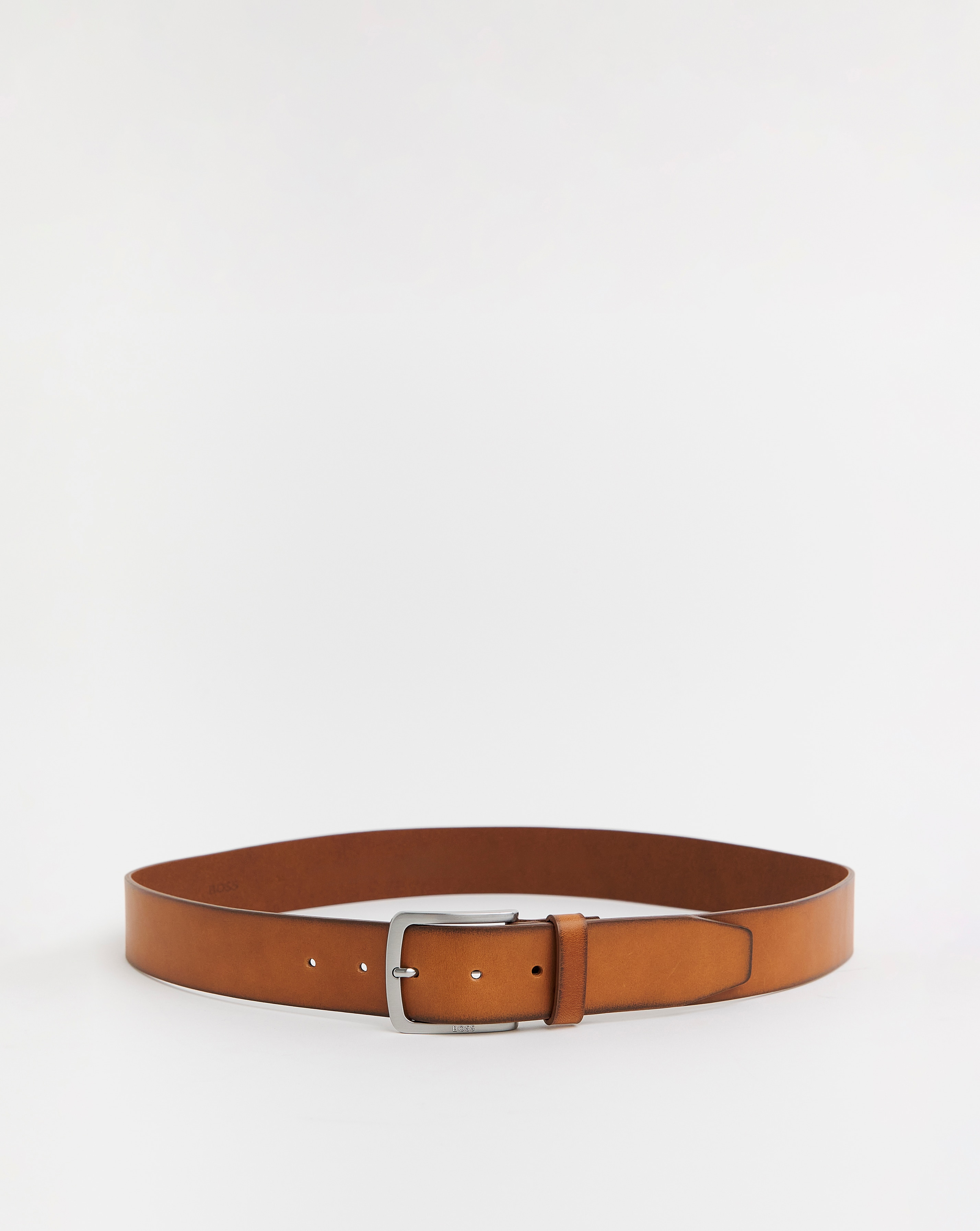 BOSS Medium Brown Leather Belt