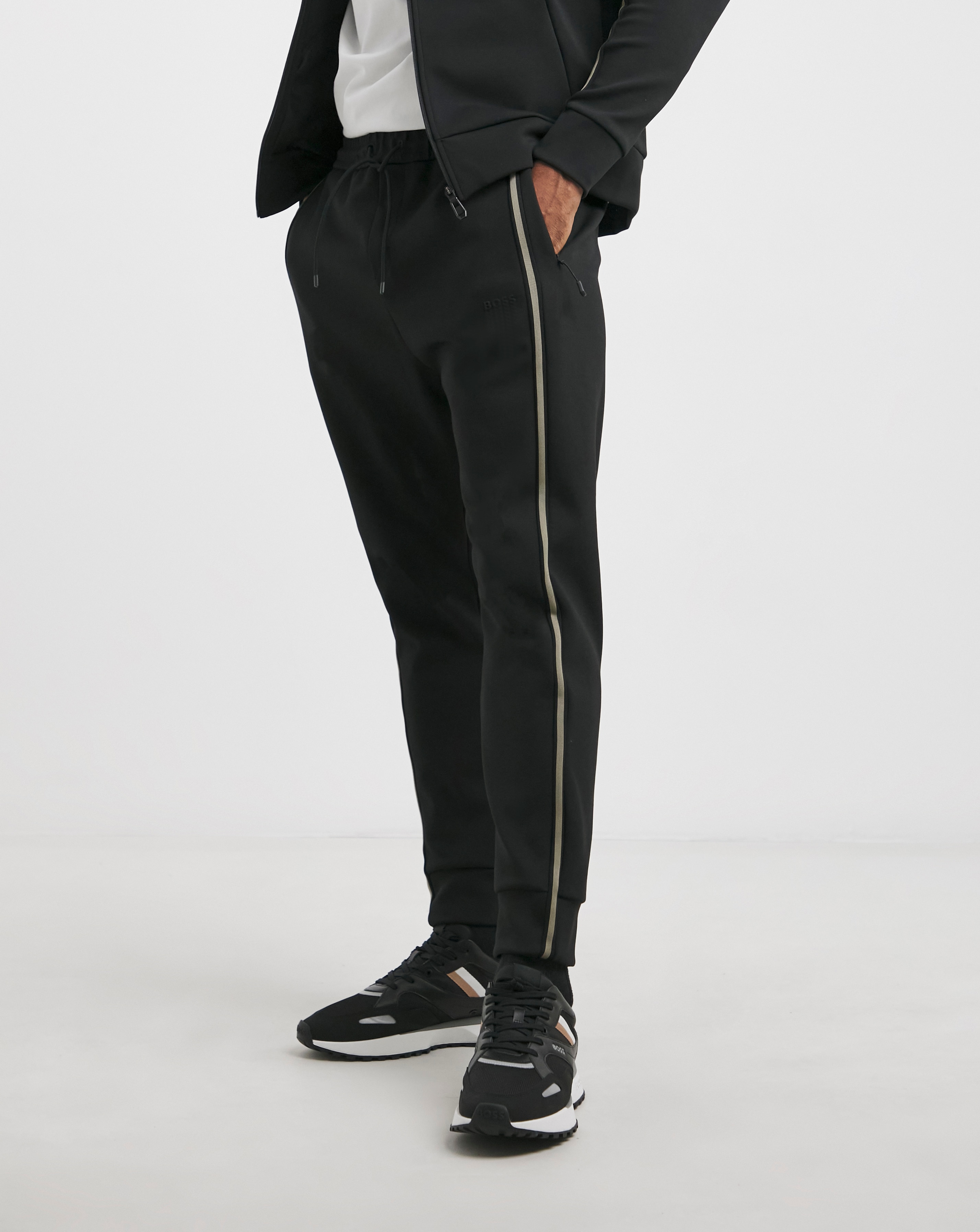 BOSS Black Side Stripe Jogger