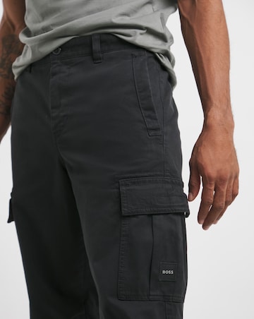 BOSS Cargo Trouser - Black