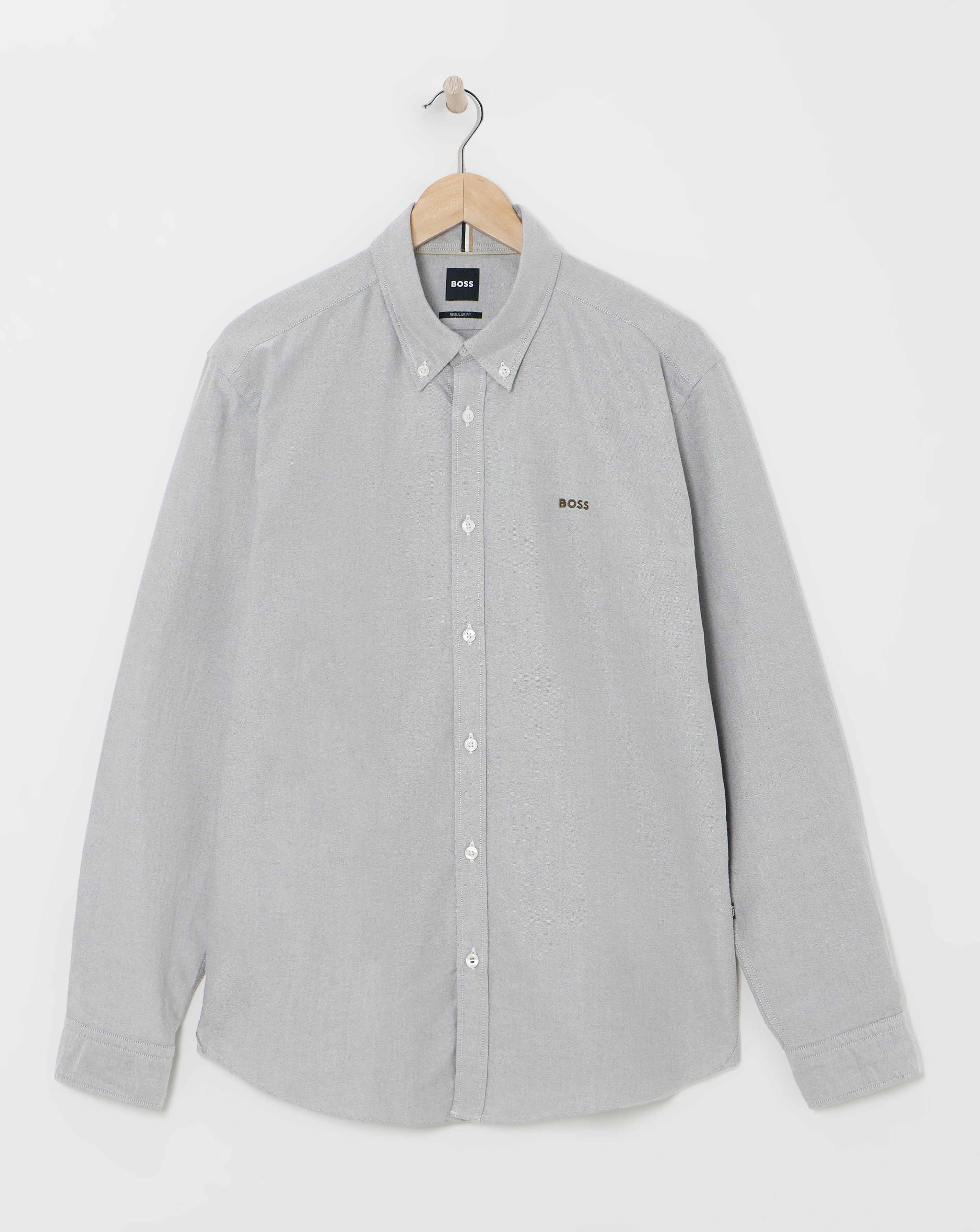 BOSS Classic Long Sleeve Green Shirt