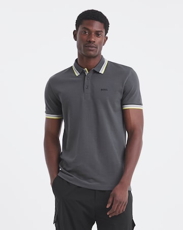 BOSS Classic Short Sleeve Paddy Polo - Dark Grey