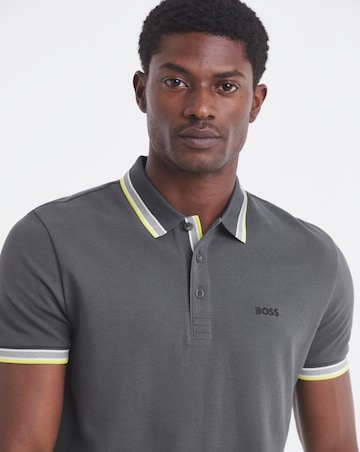 BOSS Classic Short Sleeve Paddy Polo - Dark Grey