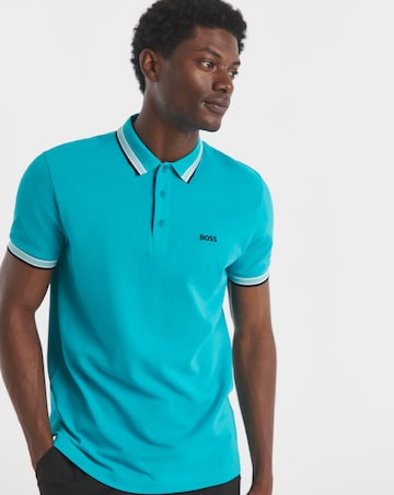 BOSS Classic Short Sleeve Paddy Polo - Turquoise