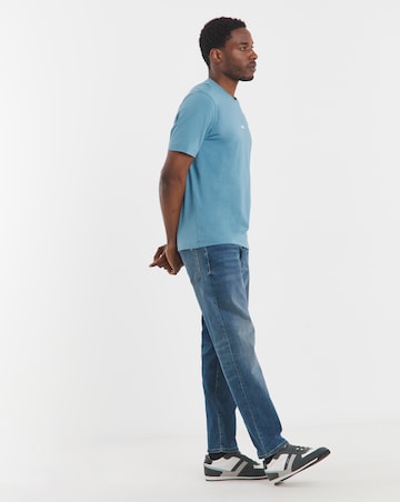 BOSS Short Sleeve Centre Logo T-Shirt - Blue