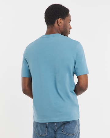 BOSS Short Sleeve Centre Logo T-Shirt - Blue