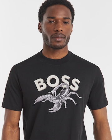BOSS Short Sleeve Scorpion T-Shirt - Black