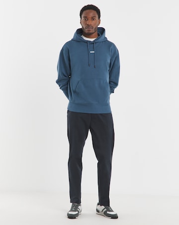 BOSS Centre Logo Hoodie - Dark Blue