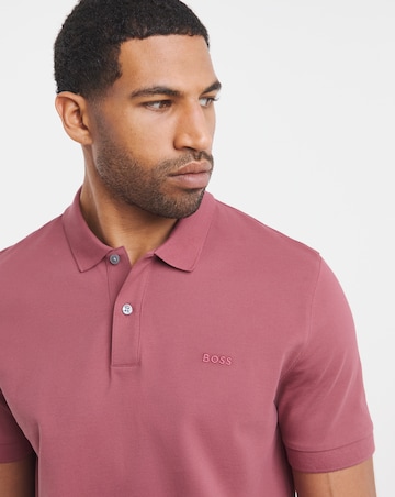 BOSS Short Sleeve Classic Pallas Polo - Pink