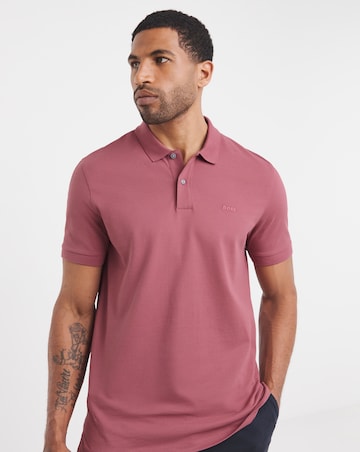 BOSS Short Sleeve Classic Pallas Polo - Pink