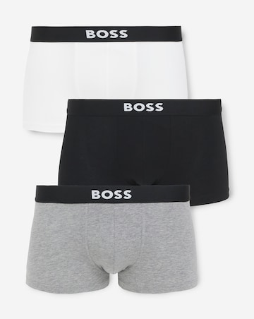 BOSS 3 Pack Icon Logo Trunk - Grey