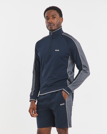 BOSS Classic Lounge Tracksuit Short - Navy