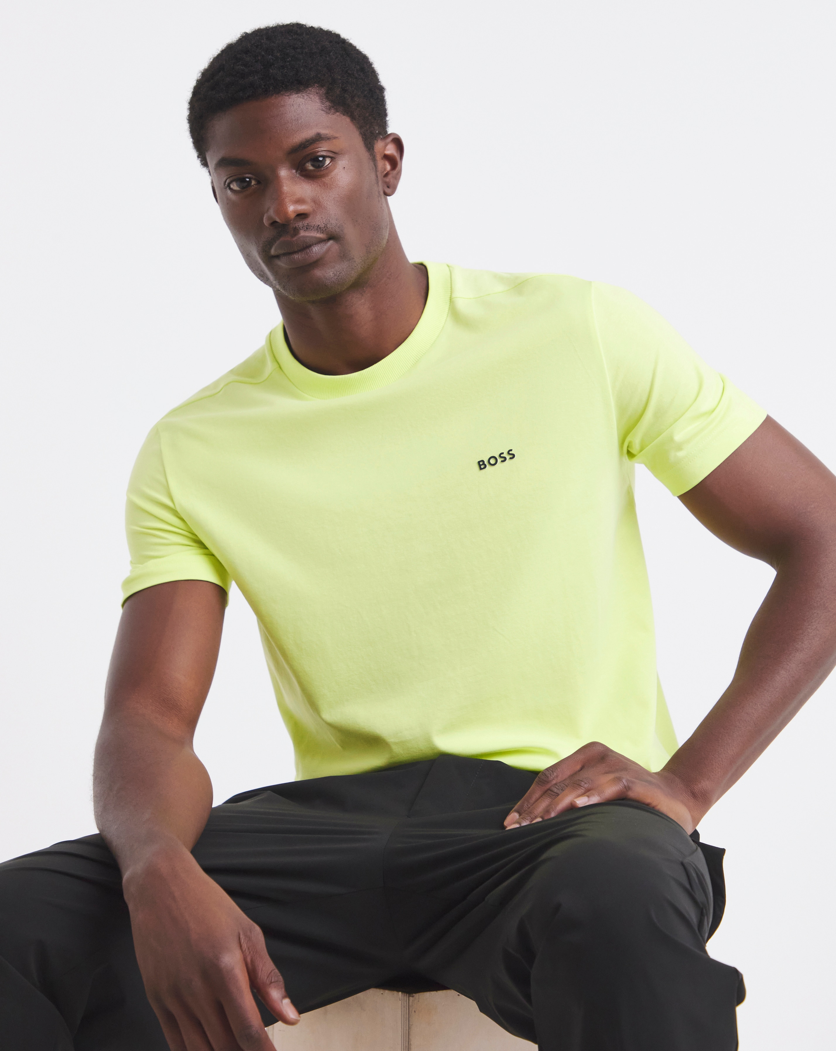 BOSS Small Logo T-Shirt - Lime