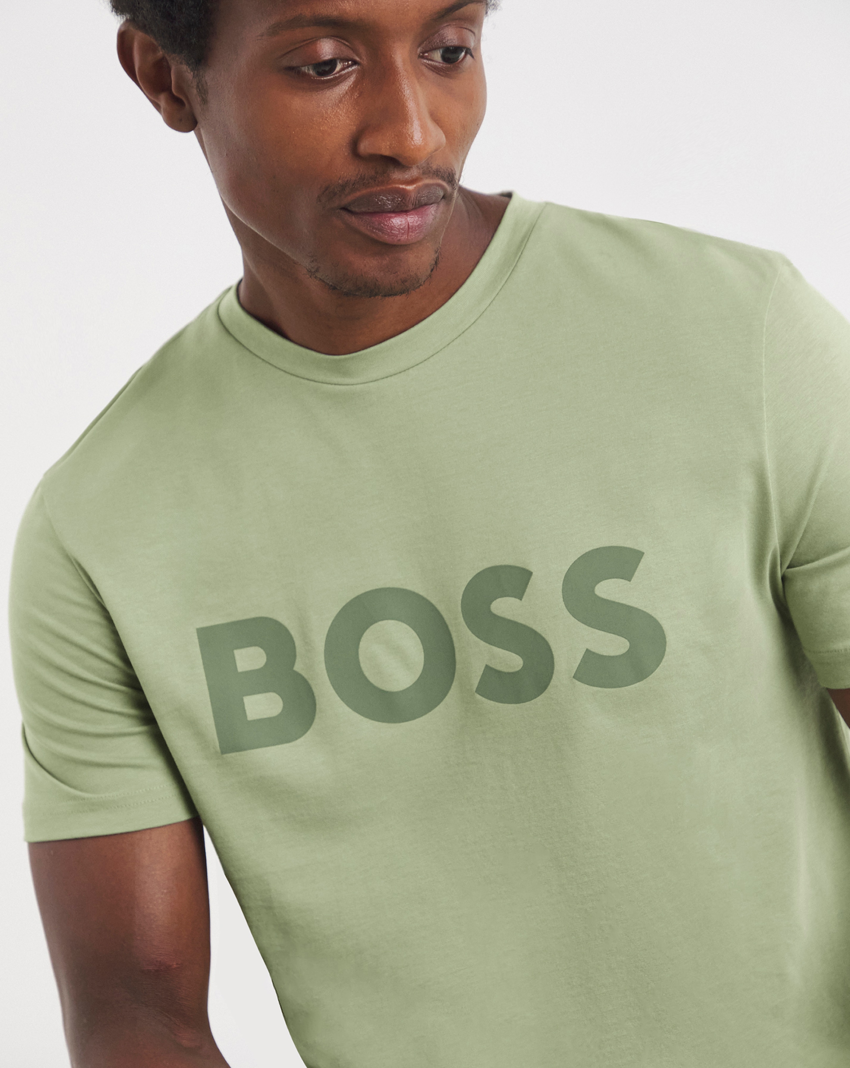 BOSS Classic Logo T-Shirt - Sage