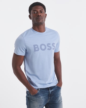 BOSS Classic Short Sleeve Logo T-Shirt - Blue
