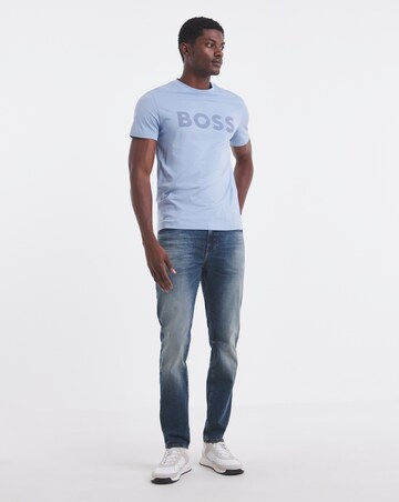 BOSS Classic Short Sleeve Logo T-Shirt - Blue