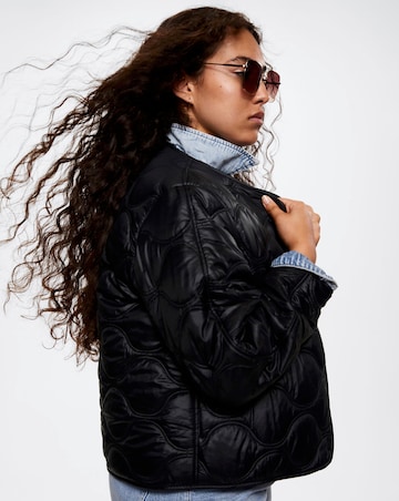 Mango Ultralight Button Down Jacket