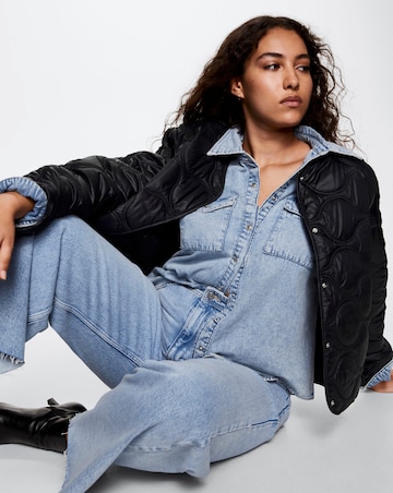 Mango Ultralight Button Down Jacket