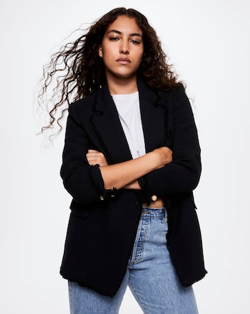 Mango Quintin Tweed Blazer