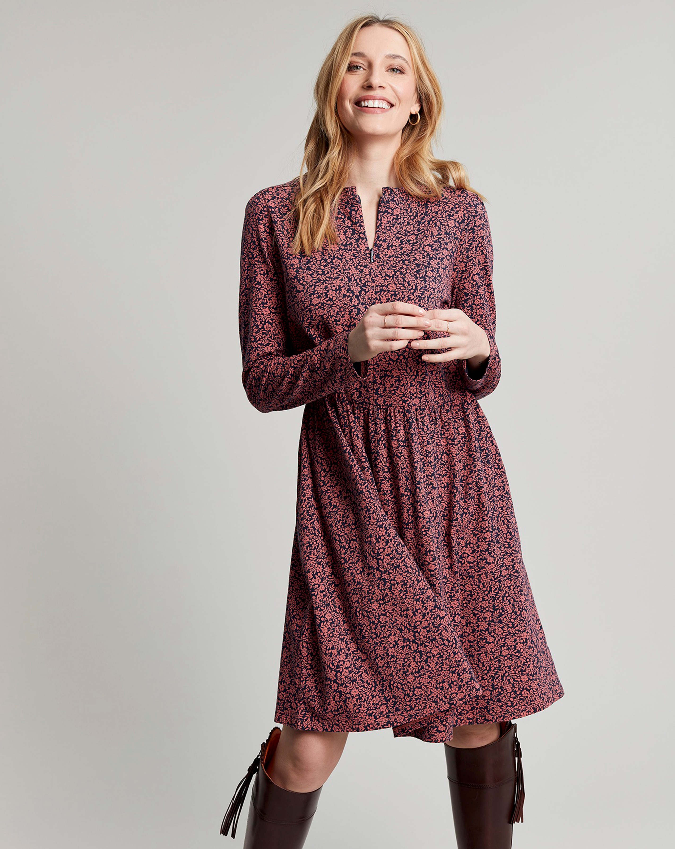 Joules Floral Midi Dress