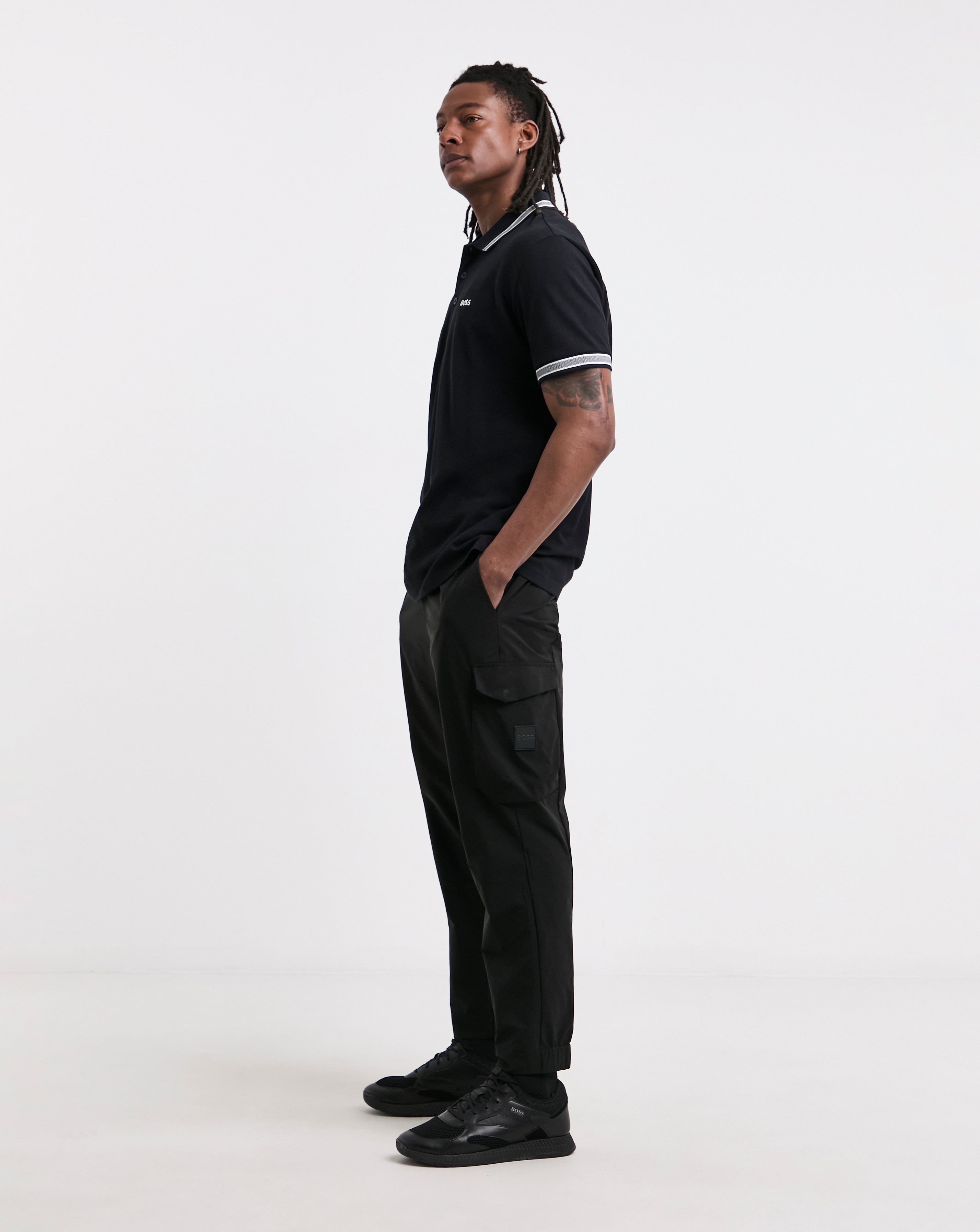 Boss Cargo Black Trouser