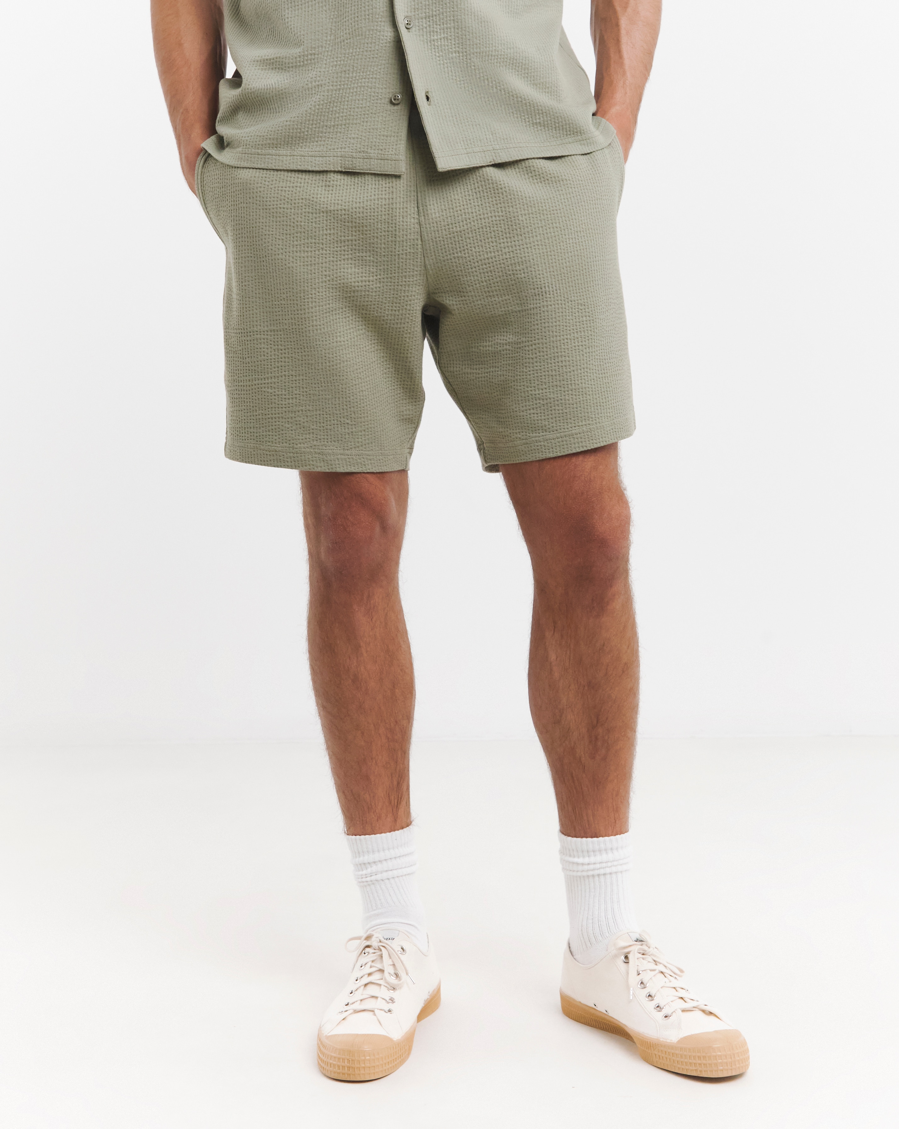 Jersey Seersucker Short