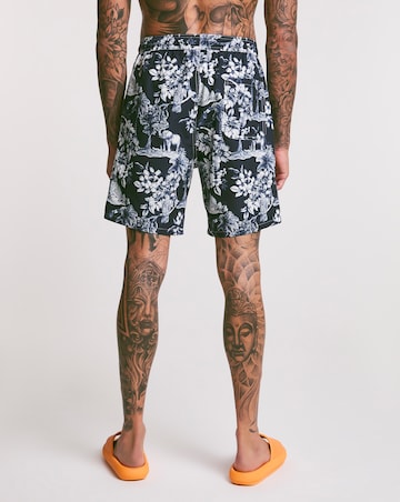 Jungle Print Quick Dry Swimshort
