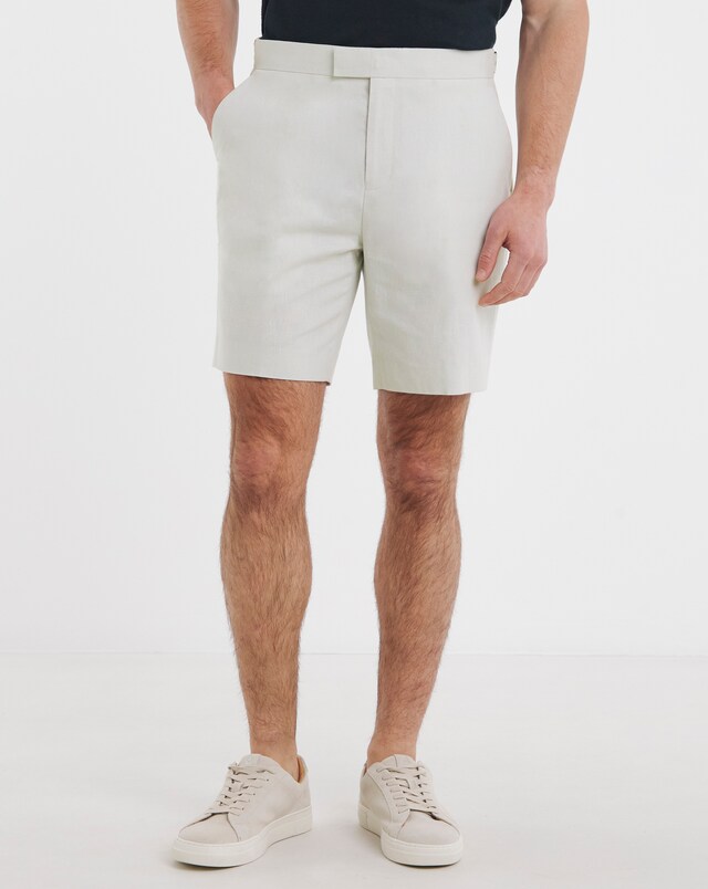 Tailored Shorts - Bone