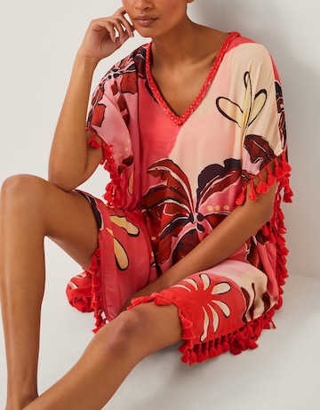 Monsoon Alex Palm Tassel Mini Kaftan