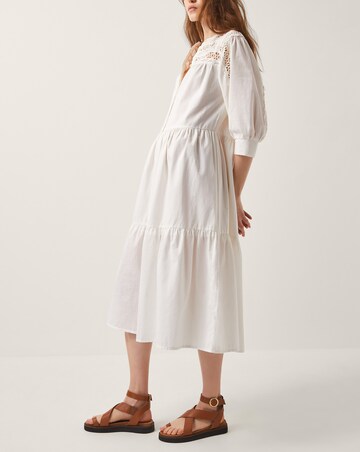 Monsoon Tillie Cutwork Tiered Midi Dress