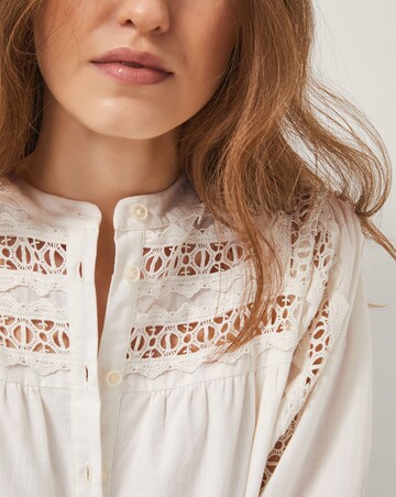 Monsoon Tillie Cutwork Tiered Midi Dress