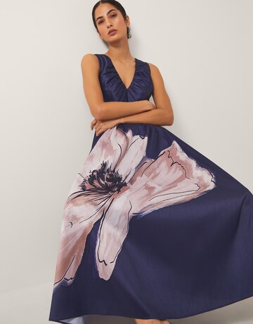 Monsoon Sylvia Floral Print Midi Dress