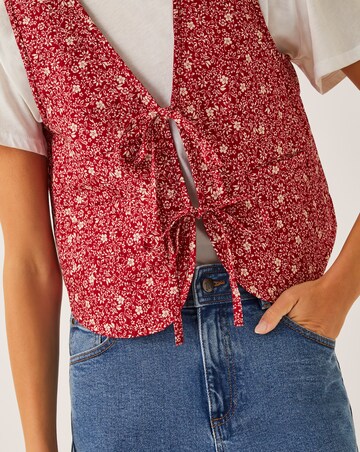 Monsoon Felipa Floral Print Waistcoat