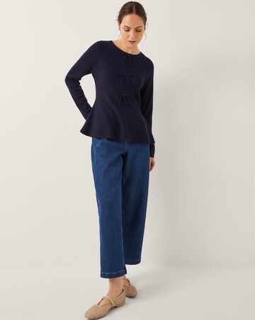 Monsoon Paula Peplum Bow Jumper