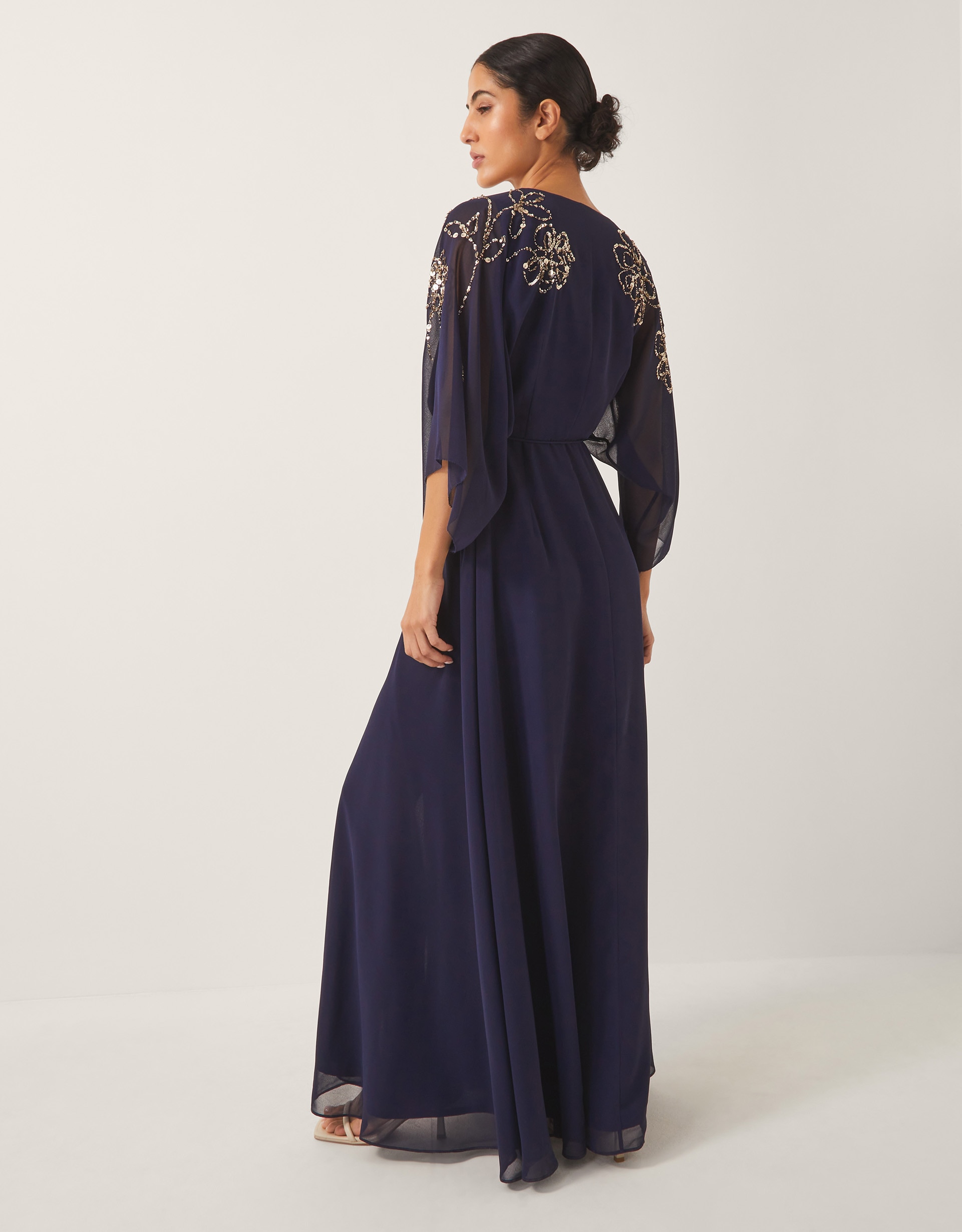 Monsoon Skyla Floral Maxi Wrap Dress