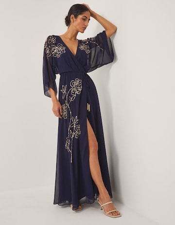 Monsoon Skyla Floral Maxi Wrap Dress
