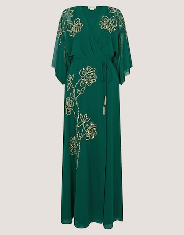 Monsoon Skyla Floral Maxi Wrap Dress