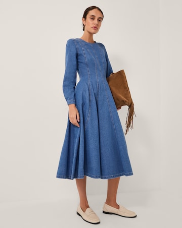 Monsoon Isadora Denim Midi Dress