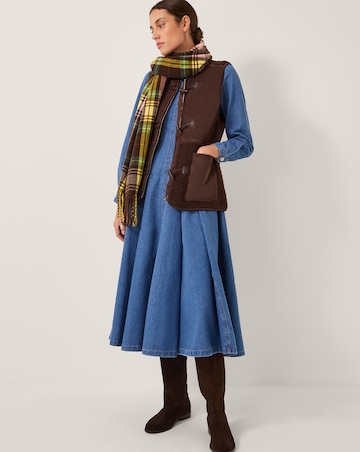 Monsoon Isadora Denim Midi Dress