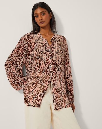 Monsoon Sisi Animal Print Blouse