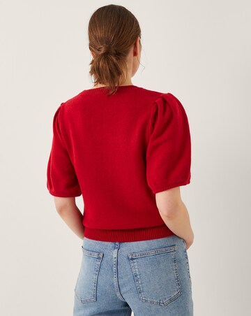 Monsoon Fee Floral Puff Sleeve Jumper