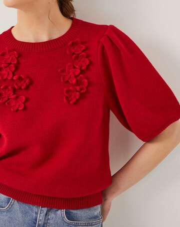 Monsoon Fee Floral Puff Sleeve Jumper
