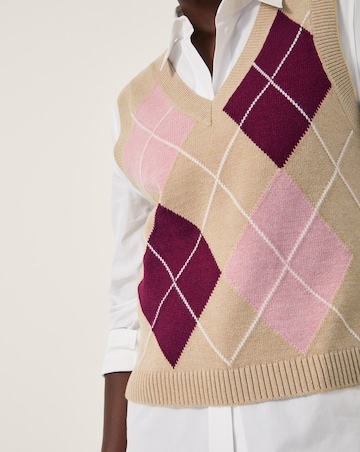 Monsoon Anne Argyle Knitted Vest