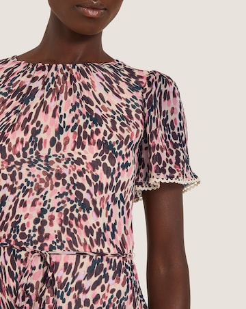 Monsoon Sisi Animal Print Midi Dress