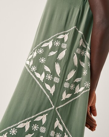 Monsoon Rhea Embroidered Culotte Romper