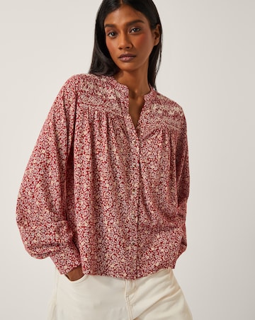 Monsoon Laurelie Floral Jersey Blouse