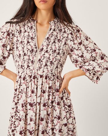 Monsoon Jacqueline Floral Midi Dress