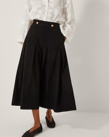Monsoon Shan Stretch Corduroy Midi Skirt